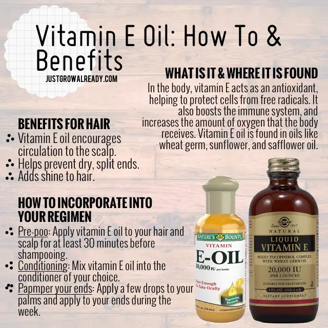 Vitamin E Oil: How To &  Benefits  Just Grow Already!