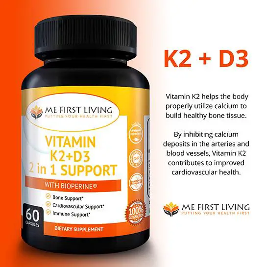 Vitamin K2 + D3 with Bioperine
