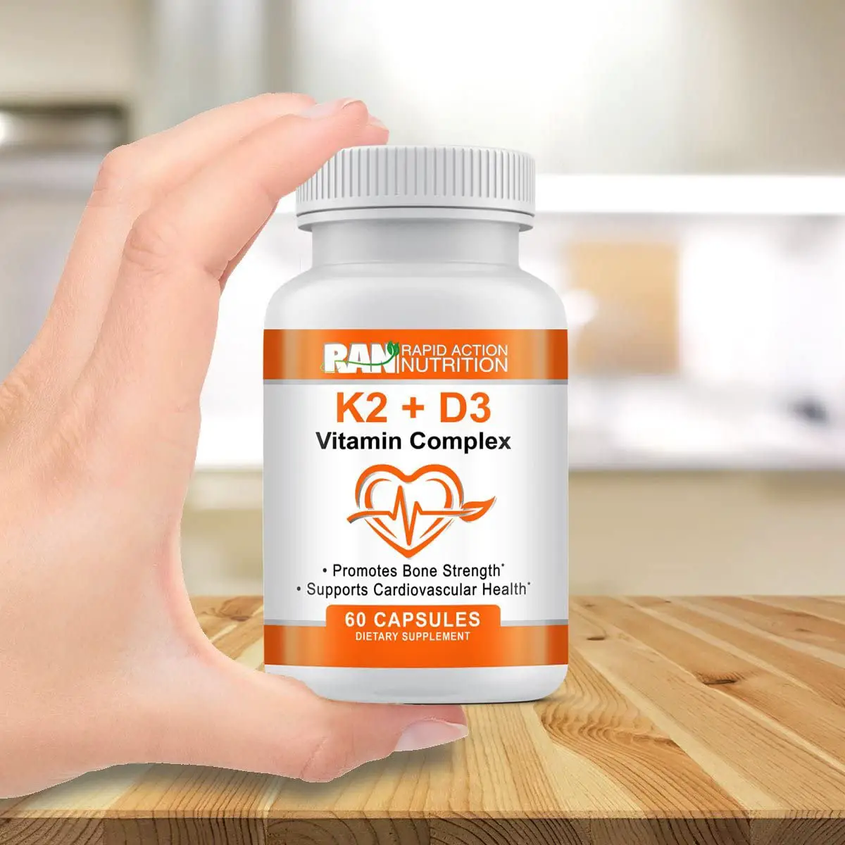 Vitamin K2 with D3 Supplement Complex