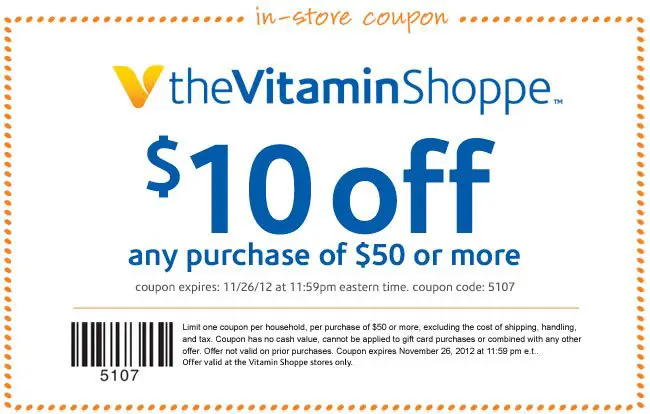 vitamin shoppe coupon 20 off printable  PrintableTemplates