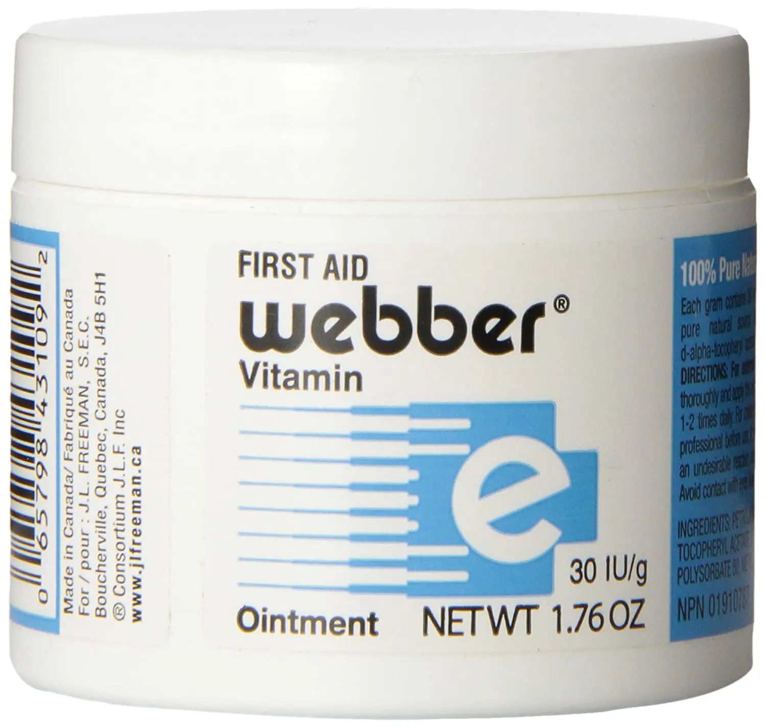 Webber Natural First Aid Ointment Protects Against Infections And ...
