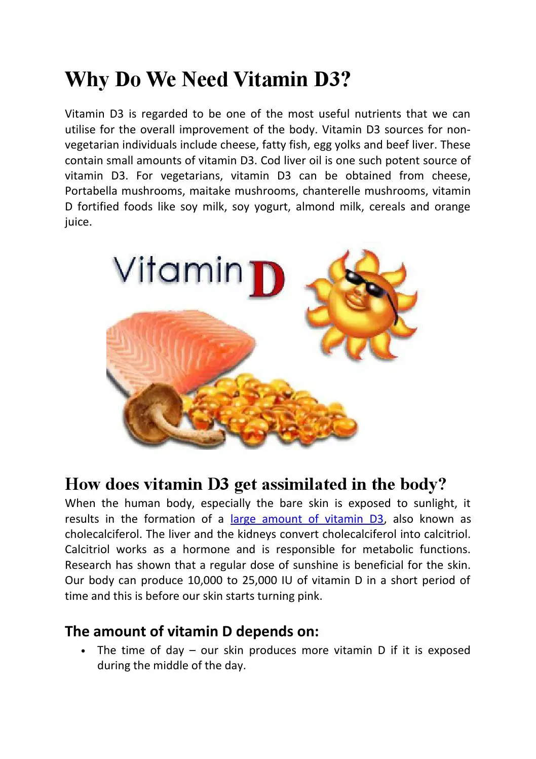 Why do we need vitamin d3 by OTH Health