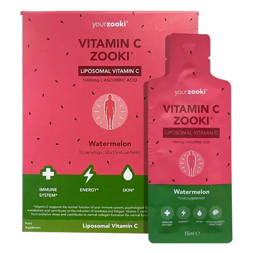 YourZooki Vitamin C Watermelon, 30 x 15ml Sachets ...