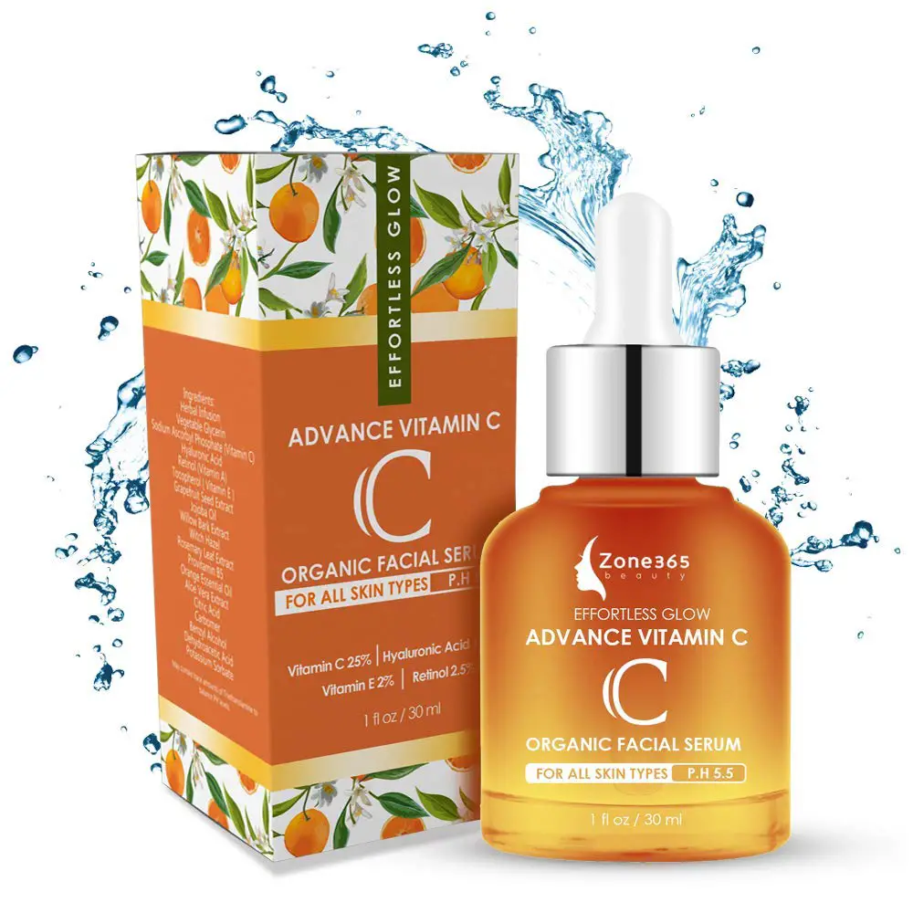 Zone  365 Vitamin C Facial Serum for All Skin Types ...